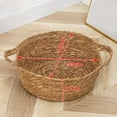 thumbnail image 7 of Woven Cat Bed Basket Pet Scratching Sleeping Bed Household Wear Resistant Round Cat Scratcher Hand Woven Cat Bed for Small Dogs Indoor Cats 35cmx12cm, 7 of 7