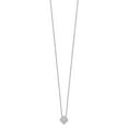 thumbnail image 2 of 14K White Gold Cable Diamond Necklace Chain True Origin 3/4 carat Lab Grown VS/SI D E F Bloom Floral 18 inch 8.66 mm, 2 of 7