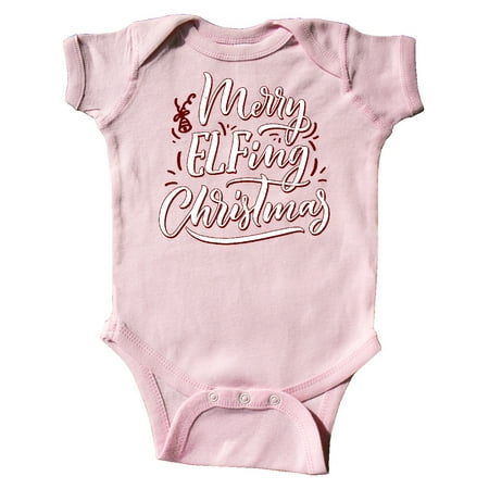 

Inktastic Merry Elfing Christmas Gift Baby Boy or Baby Girl Bodysuit