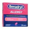 Benadryl Allergy Relief, Ultratab Tablets - 24 Ea, 6 Pack