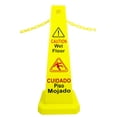 thumbnail image 4 of Reliable1st 4 Packs 26”Caution Wet Floor Cones | Wet Floor Sign | 4-Sided Bilingual Signs | Cuadado Piso Mojado| Slippery Sign, 4 of 4