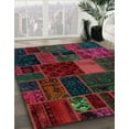 thumbnail image 2 of Ahgly Company Indoor Square Abstract Purple Oriental Area Rugs, 7' Square, 2 of 6