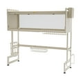 thumbnail image 2 of 2-Tier Over The Sink Dish Drying Rack Carbon Steel Large Cutlery Drainer White 33.46x11.81x31.49in Dish Drainer Rack, 2 of 13