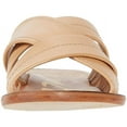 thumbnail image 6 of Sam Edelman Maxine Nude Leather Open Toe Slip On Slide Flat Leather Slides (NATURAL SAND, 6), 6 of 6