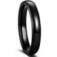 thumbnail image 1 of 2mm 4mm 6mm Tungsten Wedding Bands Ring for Women Men Rose Gold/Silver/Gold/Black Polished Slim Engagement Promise Rings Comfort Fit Size 4-13, 1 of 4