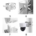 thumbnail image 4 of Stainless Steel Corner Bracket for CCTV Cameras Wall Mount Holder Perfectly for Roof and Wall Use., 4 of 5