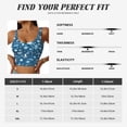 thumbnail image 2 of Sports Bras for Women Workout Tank Tops, Octopus And Whale Running Vest with Removable Cups, 2 of 7