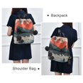 thumbnail image 4 of FORMRS Women's Travel Backpack Purse Anti-Theft Hidden Pockets Casual Shoulder Bag, Mountains at Dawn, 4 of 7