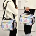 thumbnail image 5 of FORMRS Student Insulated Lunch Bag with Shoulder Strap Reusable Cooler Box for School, Colorful Gummy Bears Pattern, 5 of 9