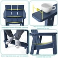 thumbnail image 4 of Sonerlic Adirondack Chair, Patio Bar Stool Furniture for Outdoors,Navy Blue, 4 of 8