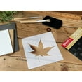 thumbnail image 5 of Leaf Silhouette 1 Stencil 5.75" x 6" Art Craft, 5 of 6