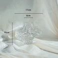thumbnail image 3 of MMJ Hand Blown Textured Glass Vase Irregular Canyon Design for Dining Table Centerpiece, 3 of 5