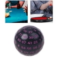 thumbnail image 4 of lionlar 2Pcs Acrylic 100 Sided Polyhedral for Board Game Black White, 4 of 7