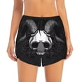 thumbnail image 4 of Lsque The Binding of Isaac Printed Women's Running Shorts with Liner Pockets,Elastic Quick Dry Workout Athletic Gym Yoga Shorts,Womens High Waist Shorts-Small, 4 of 9