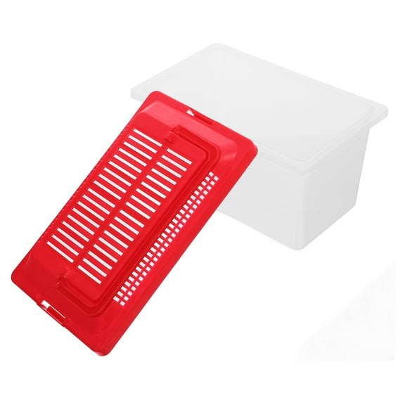 Raindrops Clear Plastic Aquarium Container for Turtle and Hamster Travel