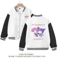 thumbnail image 5 of Sanrioed-Chaqueta de uniforme de béisbol para niños, abrigo de manga larga con estampado Kawaii, My Melody, Kuromi, Pochacco, 5 of 5