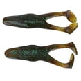 thumbnail image 1 of 2Pcs/Lot 105mm 13g Forme de Grenouille Appâts de Poisson Doux Réalistes Leurres de Pêche (7Dark Green), 1 of 8