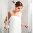 thumbnail image 6 of REGALWOVEN Bath Towels Set of 2, Soft Cotton Mesh Bath Towels, Highly Absorbent and Quick Drying Towels White 28' x 56', 6 of 8