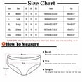 thumbnail image 3 of Cotton Underwear for Women Plus Size, Xunlbb Women's Red UnderwearSeamless Mid-waist Elastic Cotton Briefs For Women, 3 of 7