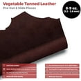 thumbnail image 2 of ELW Genuine Leather Vegetable Tanned 8-9 oz. 3.2-3.6mm Size 8"x36" in Dark Brown Full Grain Veg Tan Leather AB Grade Cowhide, Heavy Weight, Tooling, Carving, DIY, Holster, Stamping, 2 of 9