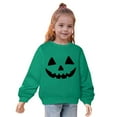thumbnail image 2 of None Green Toddler Girls Sweatshirts Graphic Cotton Fashion Shirts Winter Round Neck Comfy T-Shirts Boys Sweaters Kids Long Sleeve Sweatshirts, 2 of 4