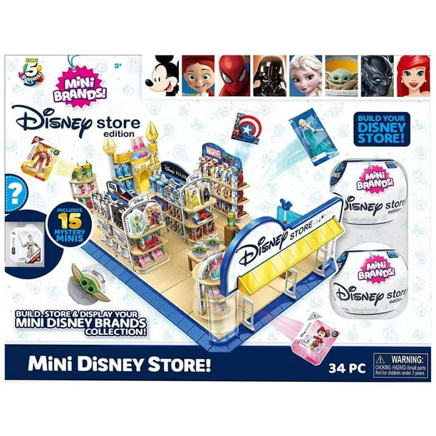 5 Surprise Mini Brands! Mini Disney Store Playset (Includes 2 Mystery