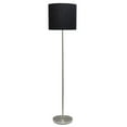 thumbnail image 1 of Lampadaire Simple Designs Brushed Nickel Drum Shade, 1 of 8