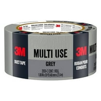 3M Multi-Use Duct Tape, 1.88 in x 30 yd, Gray, (Pack of 6)