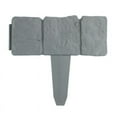 thumbnail image 1 of 10 PCS Flower Bed Edging for Landscaping Imitation Stone Effect Garden Borders and Edging  Interlocking Outdoor Lawn Stake Garden Fence Edging Plant Border for Patio Yard, 1 of 8