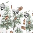 thumbnail image 3 of Fir and Pine Cone Blackout Curtains 84 inch Length 2 Panels Grommet Drapes for Bedroom Living Room 84x55, 3 of 6