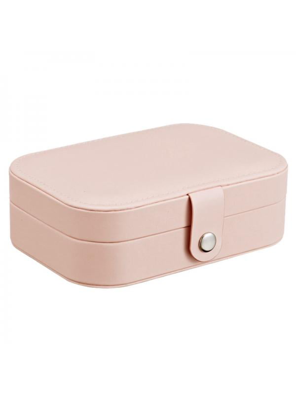 Details about   Portable Leather Jewelry Boxes Organizer Jewellery Ornaments Travel Storage Case 