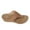 Khaki, variant on Women's Spring And Summer New Large Size Drill Wedge Toe Fashion Casual Slippers Summer Sandals for Women Beige 42