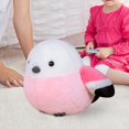thumbnail image 2 of Pájaro de peluche suave, juguete de peluche, juguete de peluche de pájaro para sala de estar Rosa 30cmx40cm, 2 of 6