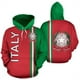 thumbnail image 3 of Sudadera con capucha con estampado 3D de la bandera de Italia para hombre, ropa deportiva de moda, novedad en sudaderas y sudaderas, jerseys deportivos italianos del ejército, 3 of 5