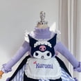 thumbnail image 4 of Sanrioed Anime Kid Girl Dress Plush Kuromi Melody Lolita Kawaii Sweater Skirt Thickening Autumn Winter Princess Role Play Dress, 4 of 5