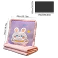 thumbnail image 3 of CaiYueKe 2 in 1 Pillow and Blanket Convertible Plush Cozy Cushion for Adults Travel Home Office Car Sofa Bed Pet Lovers Gift Soft Flannel Throw Warm Comforter, 3 of 7