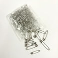thumbnail image 3 of Hello Hobby Silver Safety Pins 200 Count with Assorted Sizes, Nickel-Plated Steel, 3 of 4