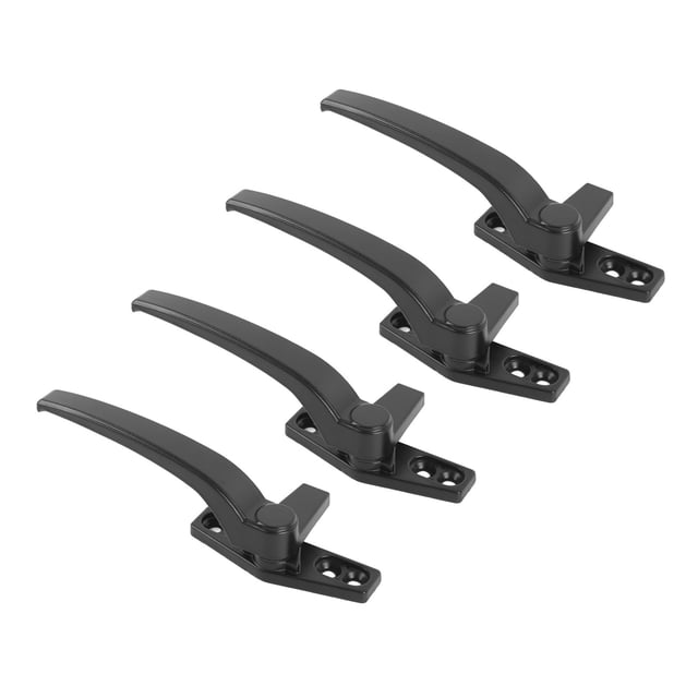 4 Manijas De aleación De Aluminio Para Ventanas, Manijas De Bloqueo Para Ventanas Abatibles Para Apertura Externa Plana, Herrajes De Seguridad Para Ventanas, Cerraduras De Manijas