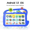 thumbnail image 5 of Kids Tablet, Toddler Tablet, 7 inch Tableta for Boys Girls, 32GB ROM 4GB RAM Android 12 Tablet, WiFi Dual Camera 7" Safety Eye Protection Screen, Parental Control APP, Latest Model Kid Tablets. Blue., 5 of 7