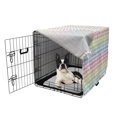 thumbnail image 5 of Abstract Dog Crate Cover, Continuing Print of Colorful Pastel Tone Polka Dots on a Plain Background, Easy to Use Pet Kennel Cover Small Dogs Puppies Kittens, 7 Sizes, Multicolor, by Ambesonne, 5 of 6