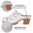 thumbnail image 3 of Ablanczoom Sandals Women: Comfort Wedges Heels Clogs Woman Mule Platform Sandals for Women Shoes, 3 of 6
