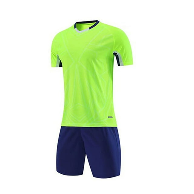 Zpanxa Ensembles d'Été pour Garçons Mode Décontractée Manches Courtes Col Rond avec Shorts Ensemble de Sport Respirant 12 Ans