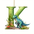 thumbnail image 2 of Colgante acrílico navideño de dinosaurio con 26 letras, 2 of 2
