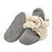 thumbnail image 3 of Zutano Unisex Cozie Fleece Baby Booties with Organic Cotton Lining, Newborn Essentials, 6 Months, Gray Furry, 3 of 10
