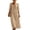 Khaki, variant on Women's Square Neck Bow Front Maxi Dress 3/4 Puff Sleeve Casual Loose Flowy Long Dress