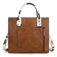 thumbnail image 4 of Bolso Tote Montana West Wrangler con Estampado de Vaca para Mujer + Cartera, 4 of 7