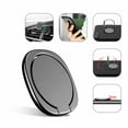 thumbnail image 3 of Universal Metal Bracket 360 Flexible Rotation Finger Ring Phone Stand Desktop Stand Gun black, 3 of 8