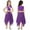 Purple, variant on iiniim Kids Girls Metallic Color Block Sleeveless Lyrical Dance Dress Size 6-16 A Red 10