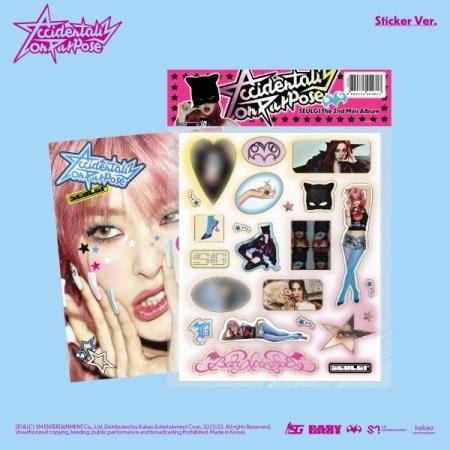 SEULGI - [ACCIDENTALLY ON PURPOSE] 2nd Mini Album STICKER Version