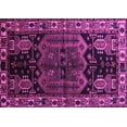 thumbnail image 1 of Ahgly Company Indoor Rectangle Persian Purple Traditional Area Rugs, 7' x 10', 1 of 4